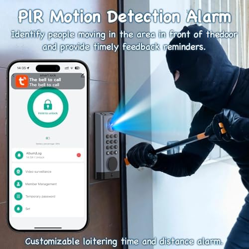 Pothunder Smart Lock With Camera And Motion Detection