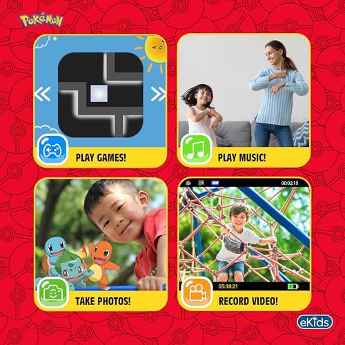 ekids Pokemon Kids Camera with SD Card