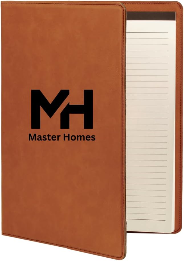 Custom Logo Padfolio 9 12 x 12 Rawhide