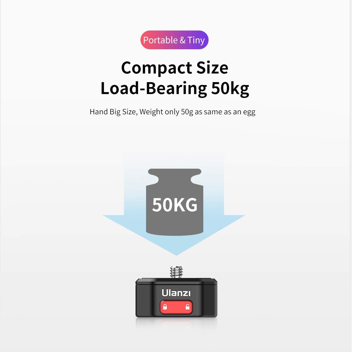 ULANZI Claw Quick Release Plate for Camera Mount