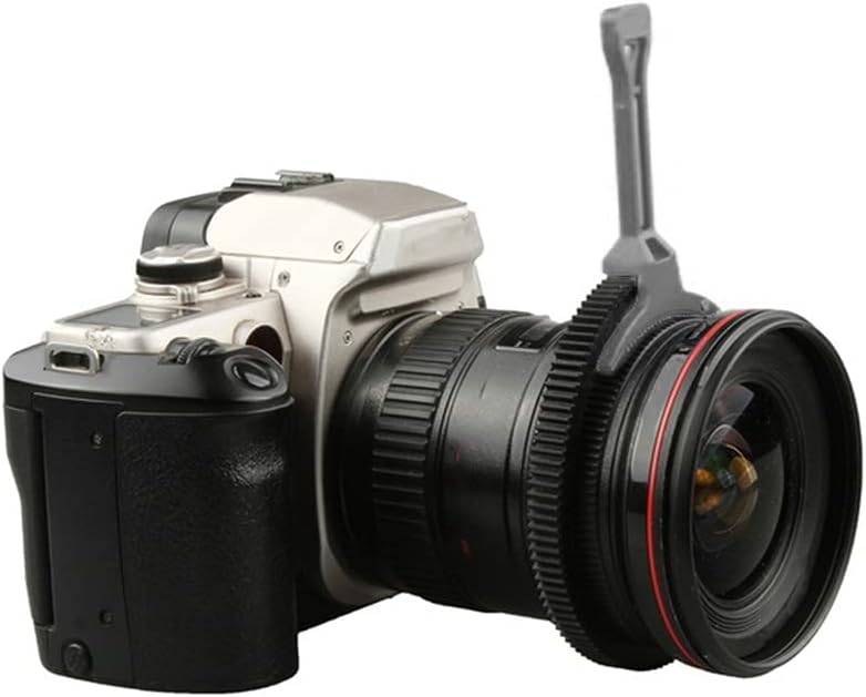 Tbest Adjustable Zoom Follow Focus Lever with Gear Ring for DSLR Cameras