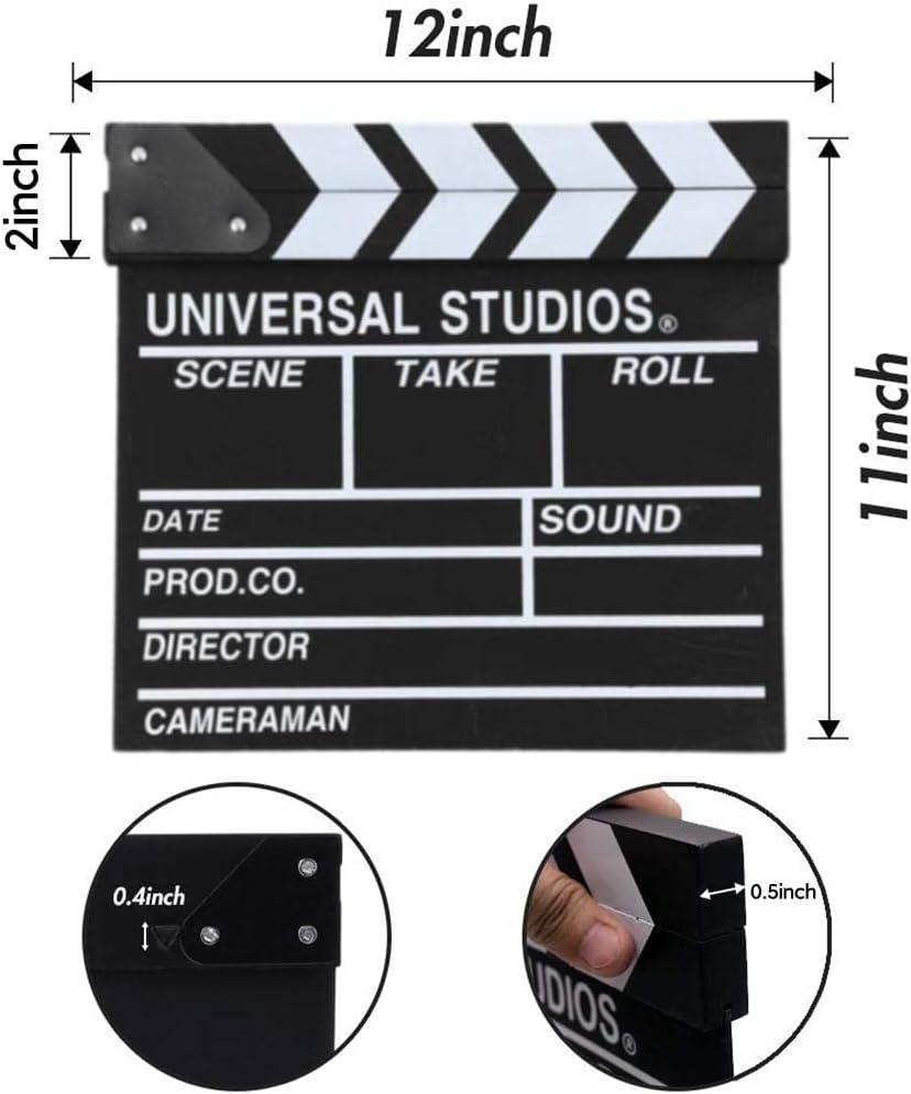 BIGOTTERS Movie Clap Board 12x11 Inch Wooden Board