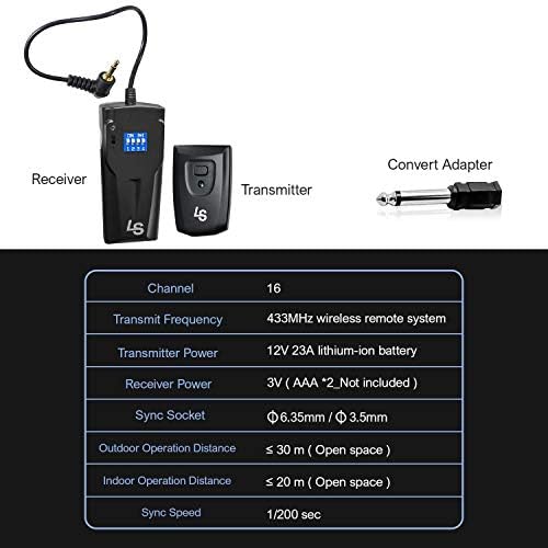 2 Pack Photo Studio Lights with 16 Channel Wireless Flash Trigger Set