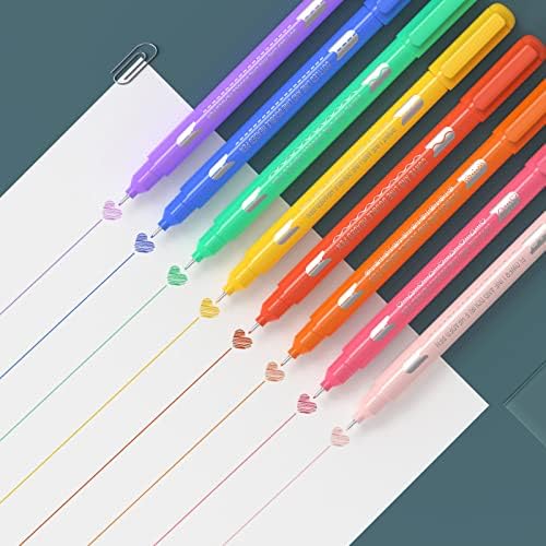 AECHY 8PCS Curve Highlighter Set for Kids and Office Use