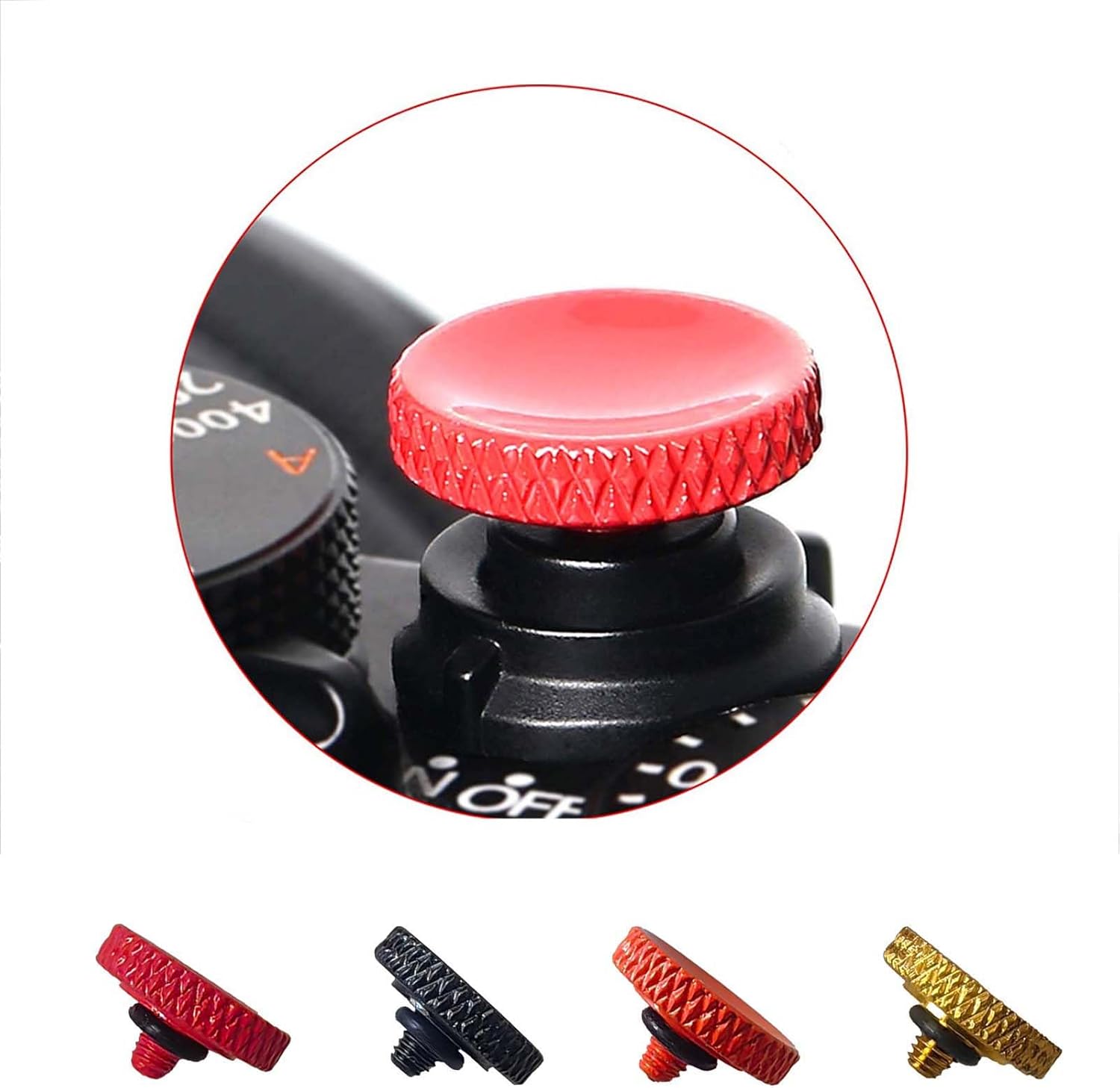 4PCS Premium Soft Shutter Button for Fujifilm Cameras