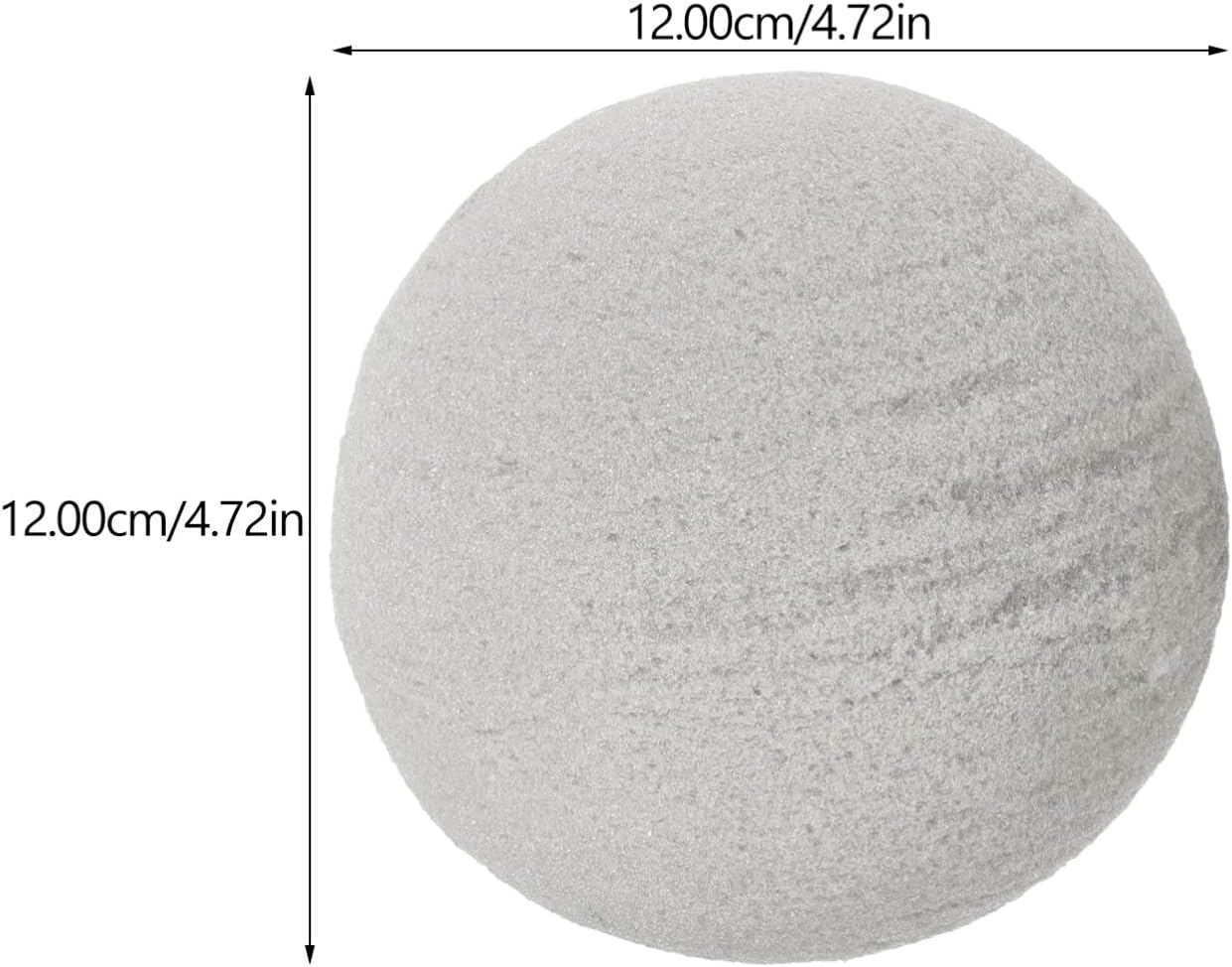 NUOBESTY Floral Foam Spheres 2pcs Grey DIY Kit