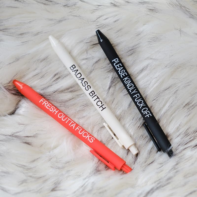 11Pcs Funny Adult Ballpoint Pen Set for Office Gifts