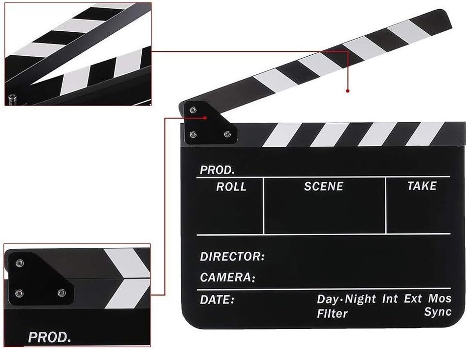 Coolbuy112 Magnetic Clapboard with Dry Erase Film and Custom Pens