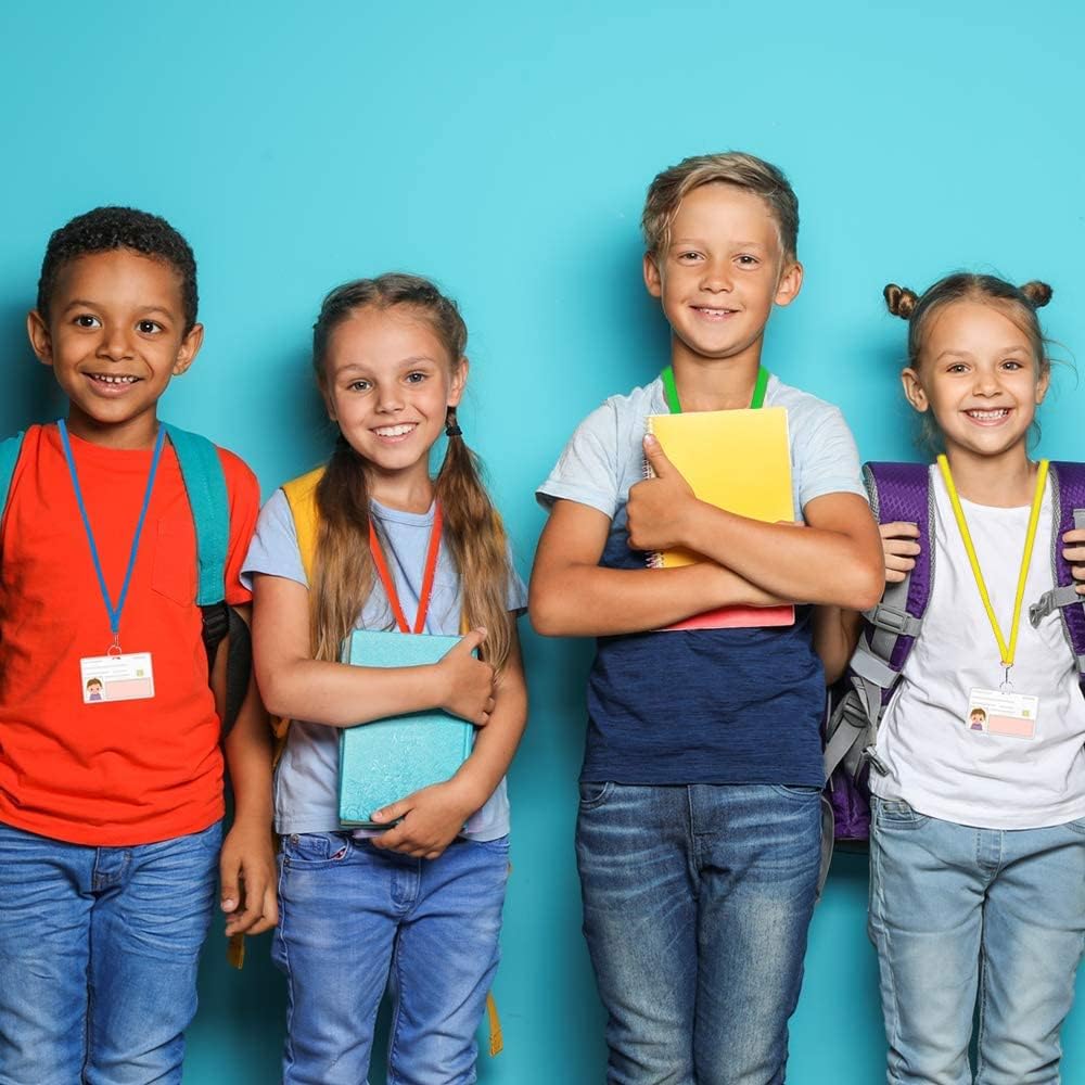 ArtCreativity Kids Lanyards Set of 20 185 Inches Long