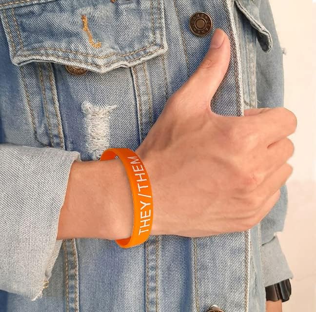 Pronoun Wristband Set for Gender Identity Expression