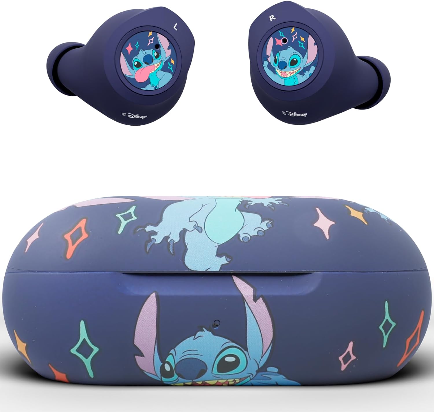 Disney Lilo and Stitch Bluetooth Earbuds with 30 Hours Playtime