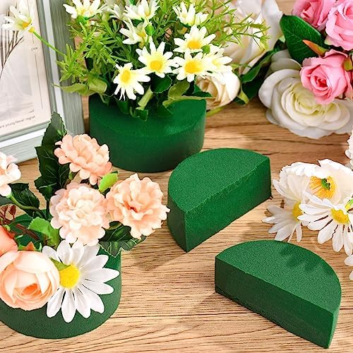 24Pcs 3 Inch Round Floral Foam Blocks for Flowers and Crafts