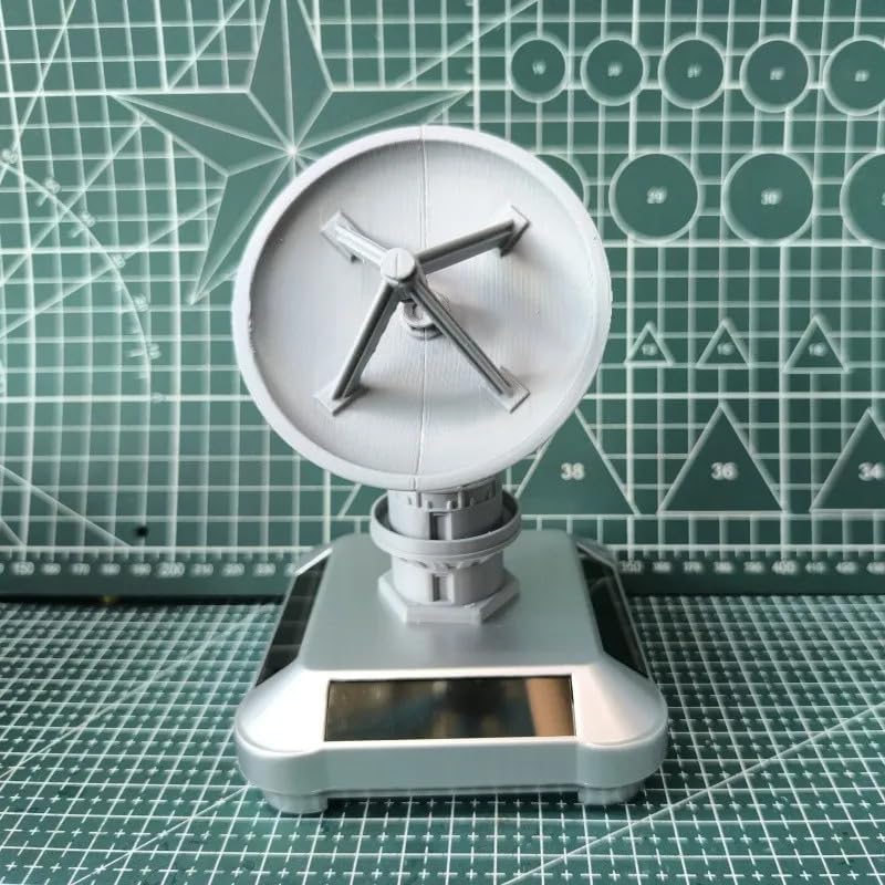 3D Printed Solar Powered Military Rotating Ornament