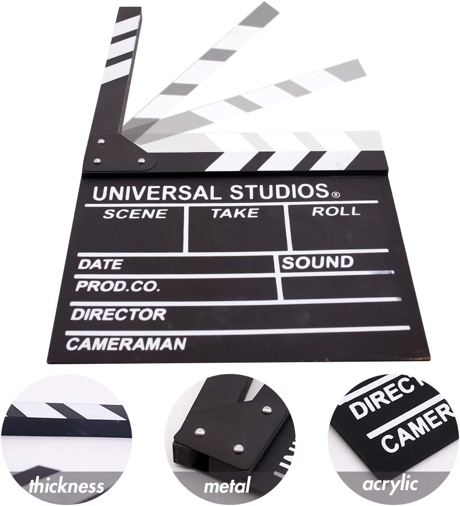 BIGOTTERS Movie Clap Board 12x11 Inch Wooden Board