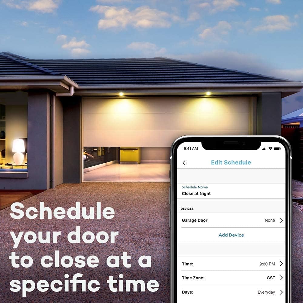 CHAMBERLAIN Smart Garage Control Wireless Hub and Sensor with Wifi Bluetooth for Garage Door