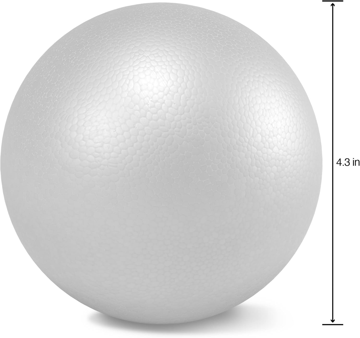 FloraCraft Smooth Foam Ball 43 Inch White