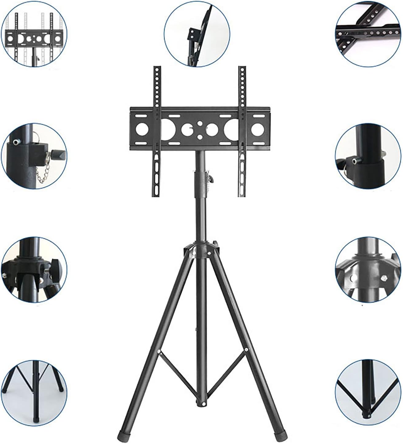 YFLY Black Adjustable TV Mount Stand for 32 to 55 Screens