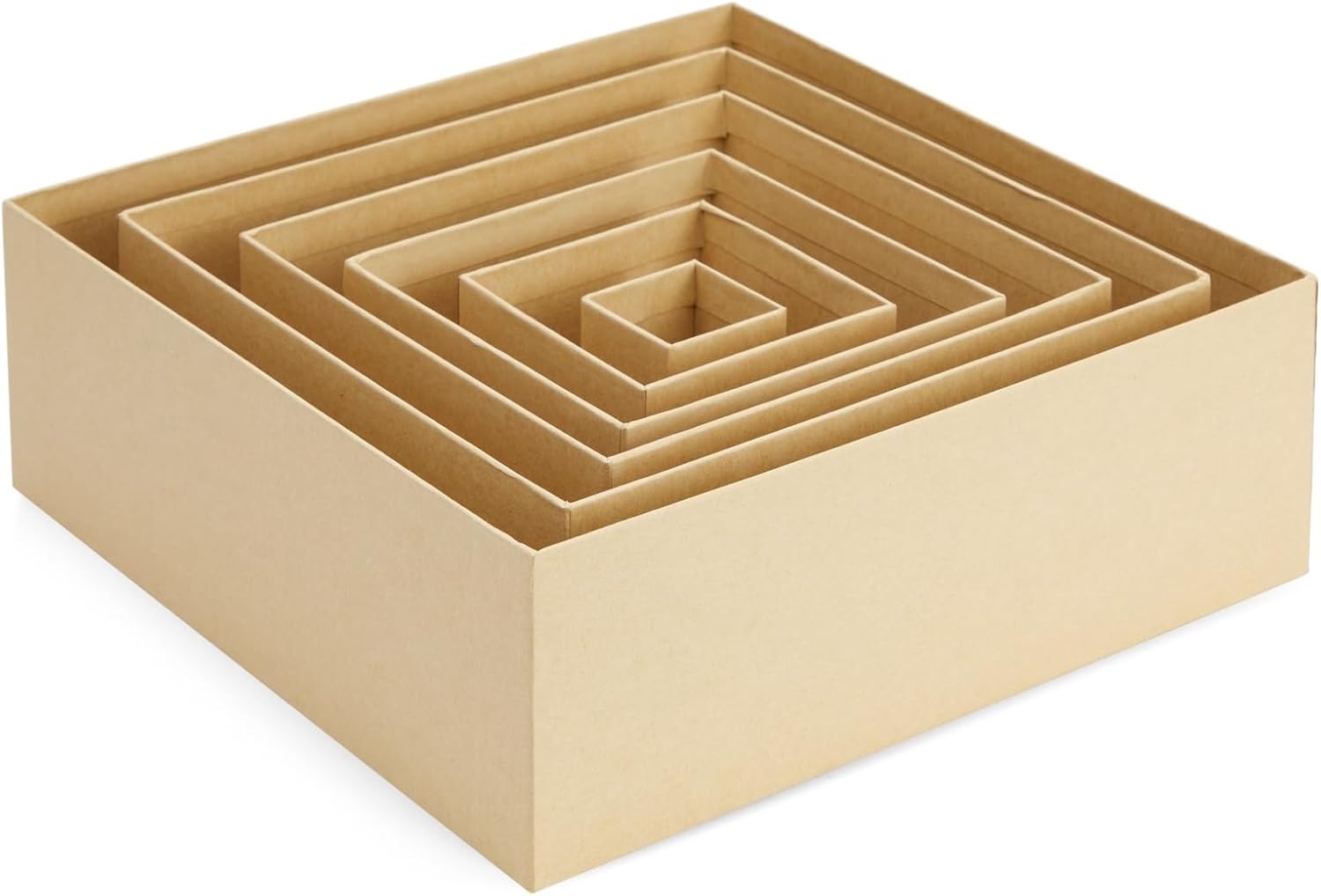 6-Pack Square Nested Gift Boxes with Lids