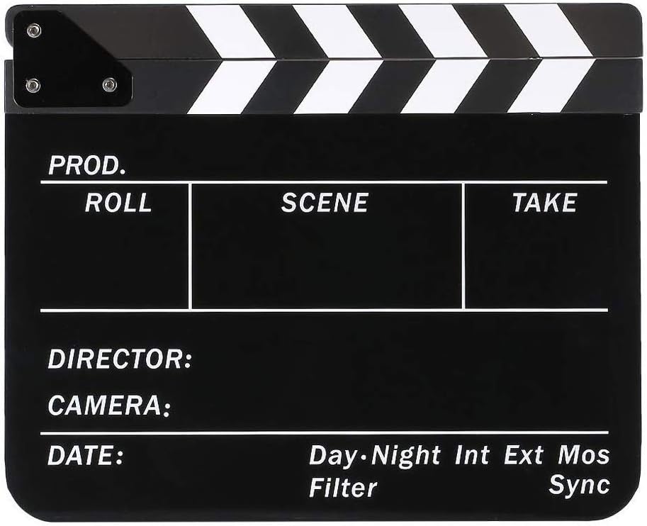 Coolbuy112 Magnetic Clapboard with Dry Erase Film and Custom Pens