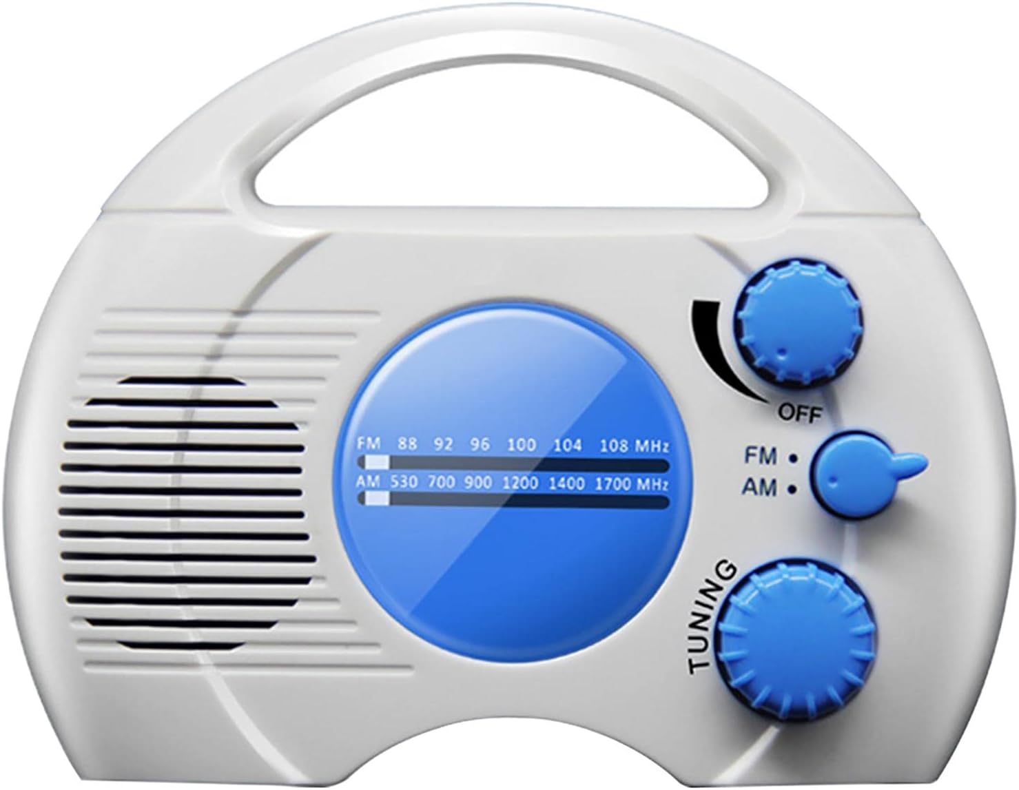 SY-910 Mini Portable AM FM Shower Radio with Built-In Speaker