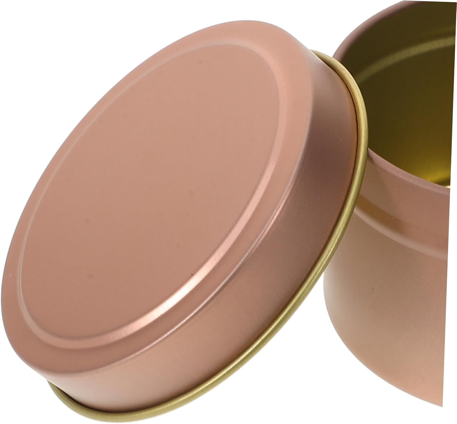 PRETYZOOM 12Pcs Metal Candle Tins with Lids for DIY Aromatherapy