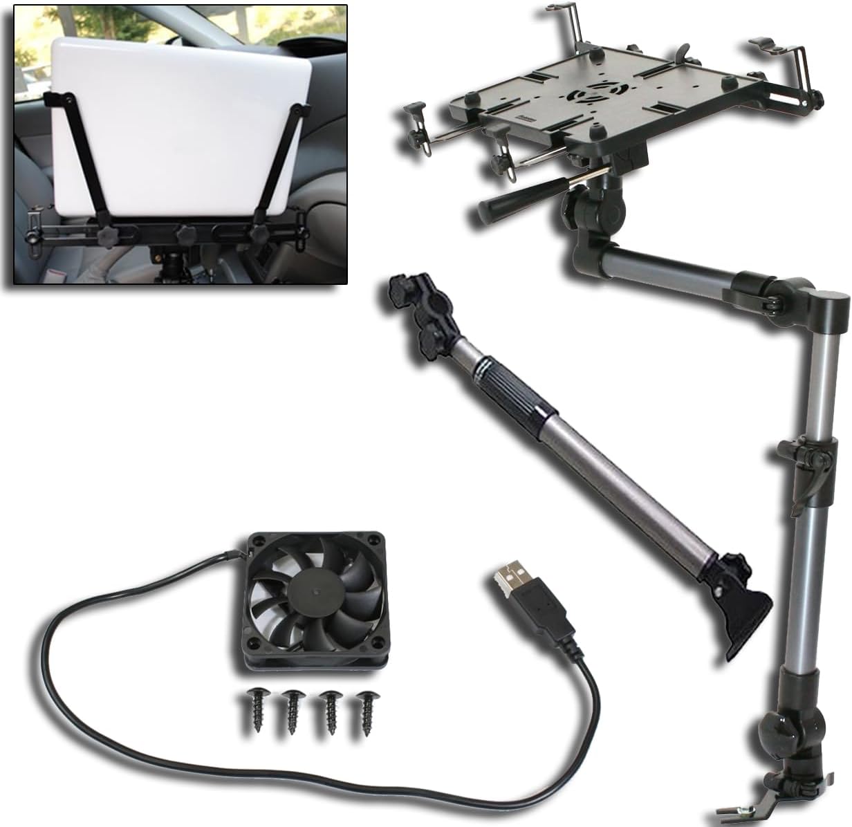 Mobotron MS-526B Heavy Duty Laptop Mount Holder