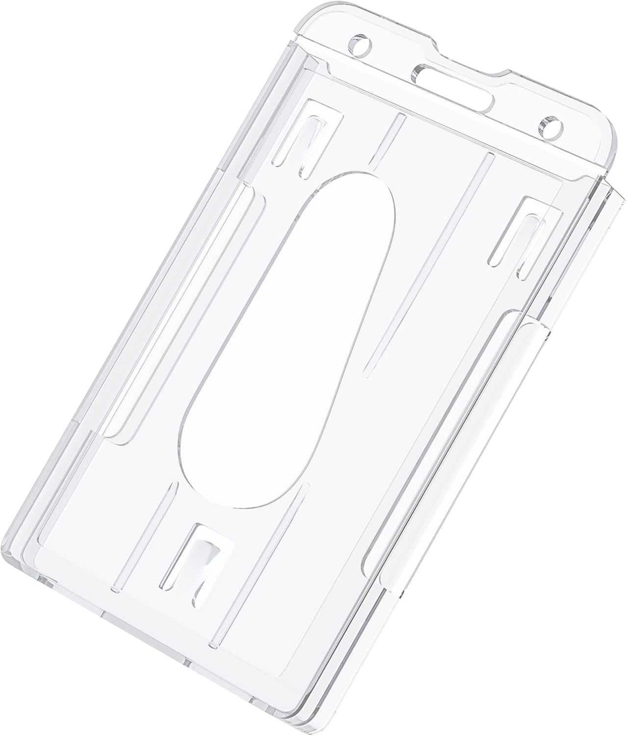 Pawfly 2 Card Vertical Badge Holder with Thumb Slot