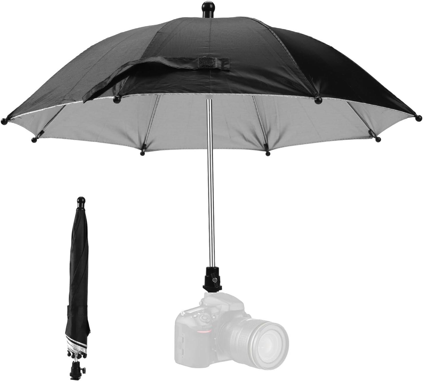 Camera Hot Shoe Umbrella for Canon Nikon DSLR Mirrorless