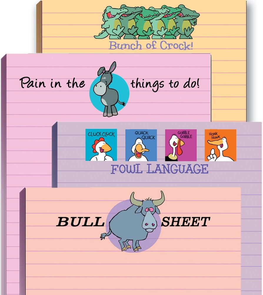 Stonehouse Collection Assorted Note Pads Set of 4