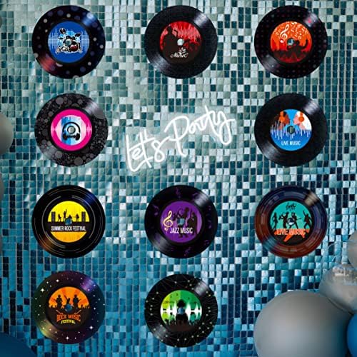 60 pcs Record Bulletin Board Cutouts 10 Designs