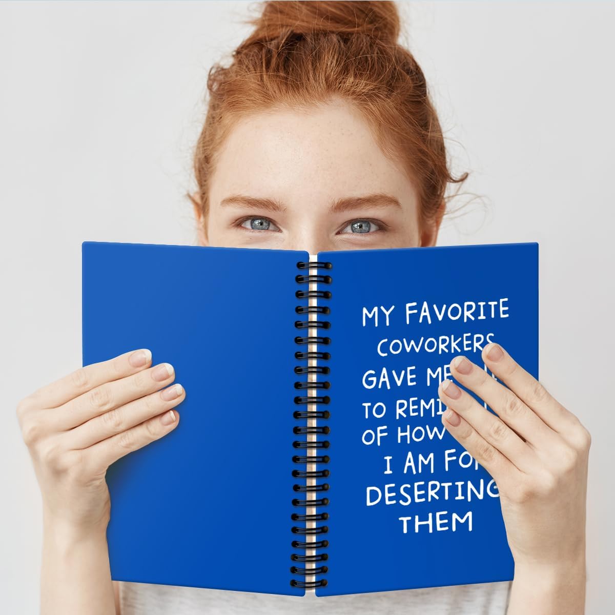 Dark Blue Spiral Notebook 160 Pages A5 Size Hardcover