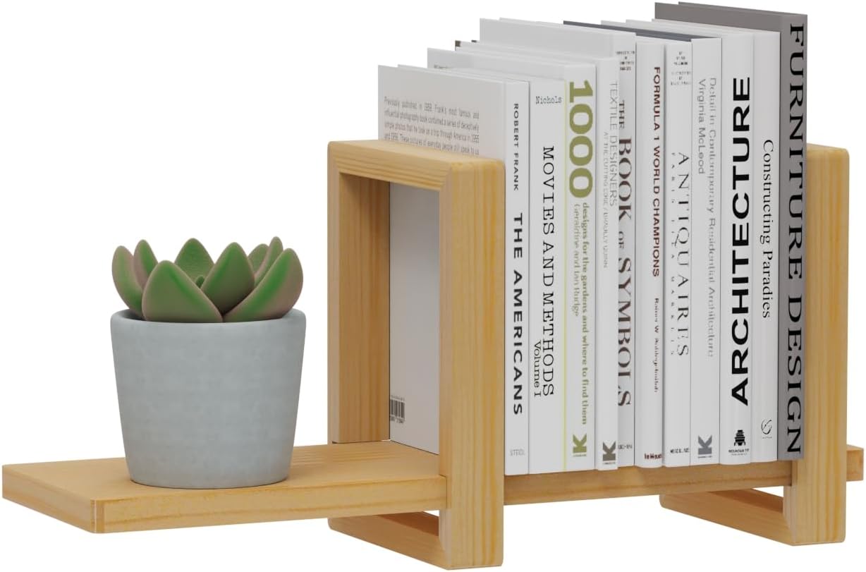 Adjustable Desktop Bookshelf - Yellow