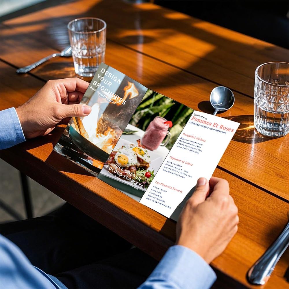 8X-SPEED Custom Brochure Printing FSC Paper