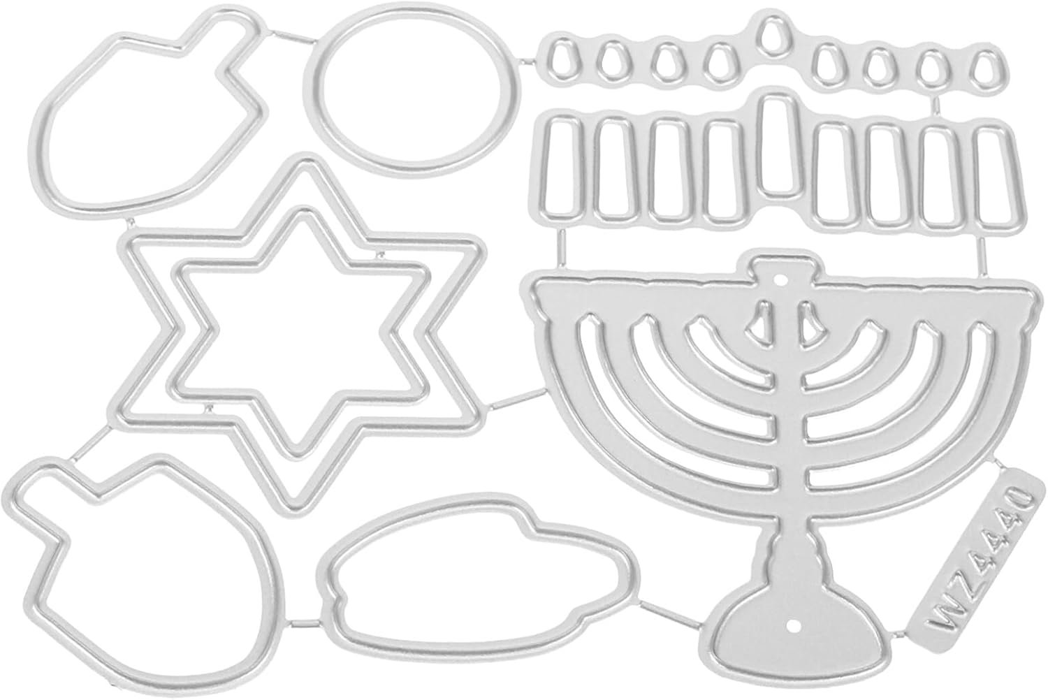 Hanukkah Metal Cutting Dies for DIY Crafts