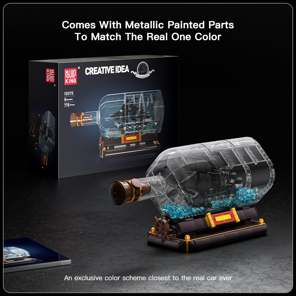 Mould King Ship in a Bottle Building Kit 778PCS