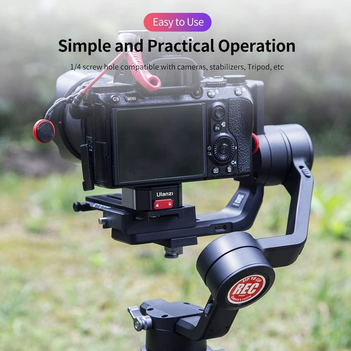ULANZI Claw Quick Release Plate for Camera Mount
