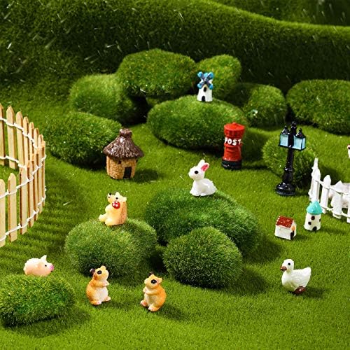Chuangdi 20 Piece Artificial Moss Rock Decor Set