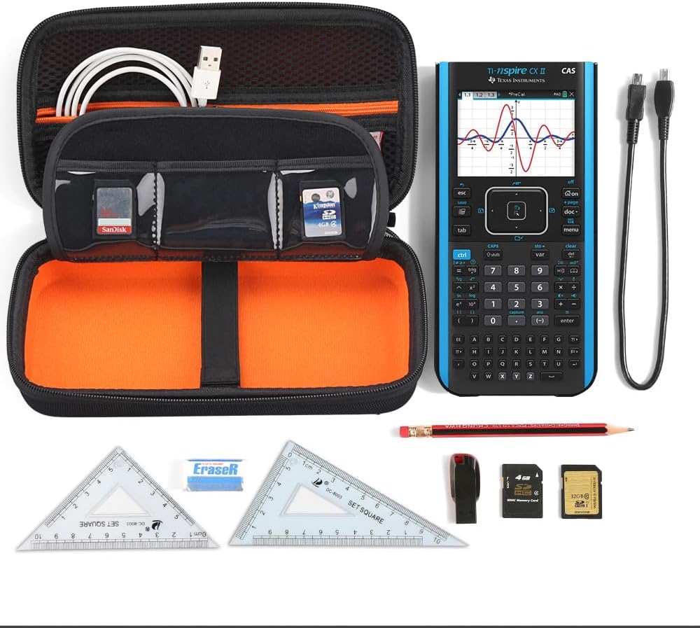 BOVKE Calculator Case for TI-Nspire CX II CAS - Black