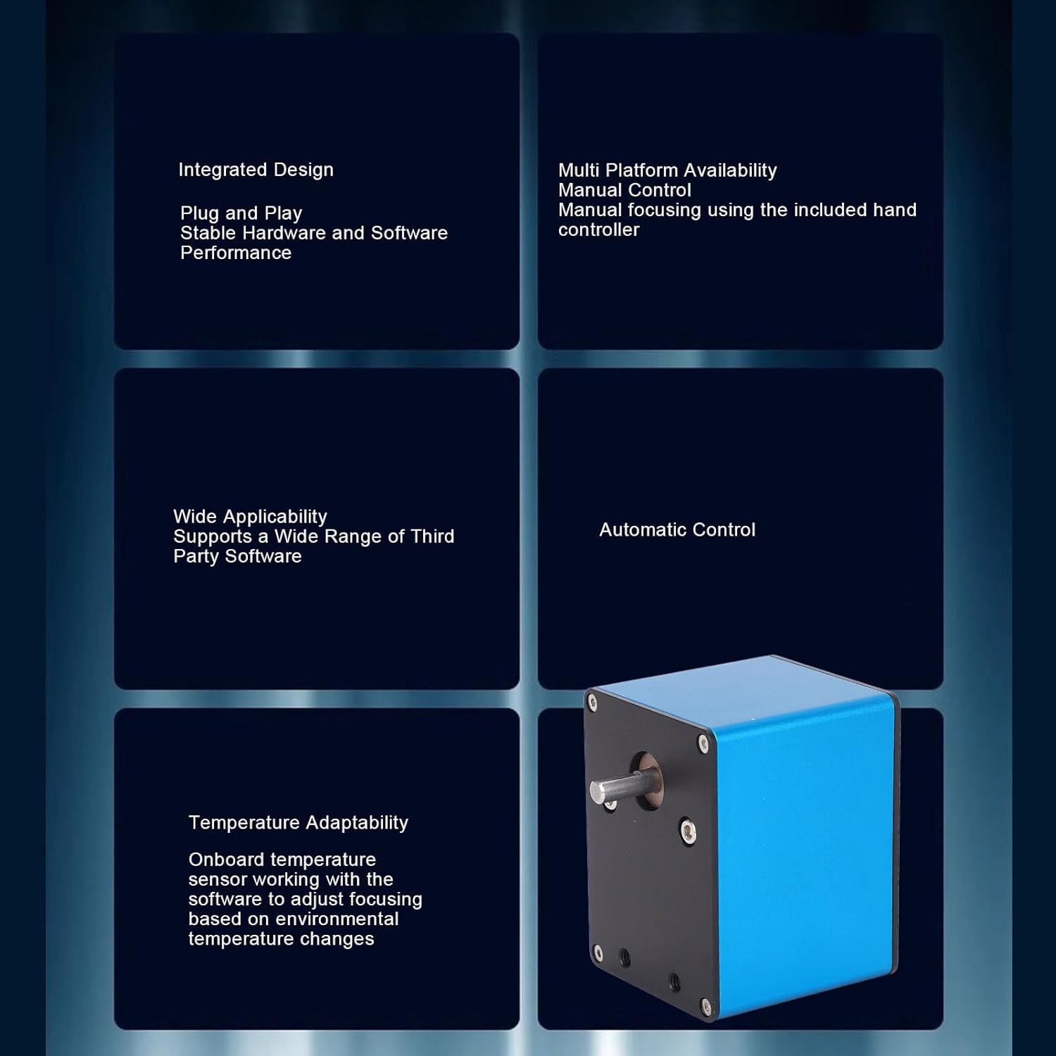 Auto Manual Motorized Telescope Focuser with Temperature Sensor