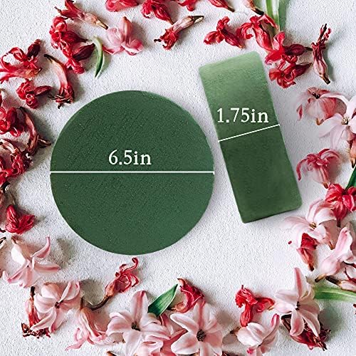 Max Shape 6 Packs Large Round Floral Foam Blocks