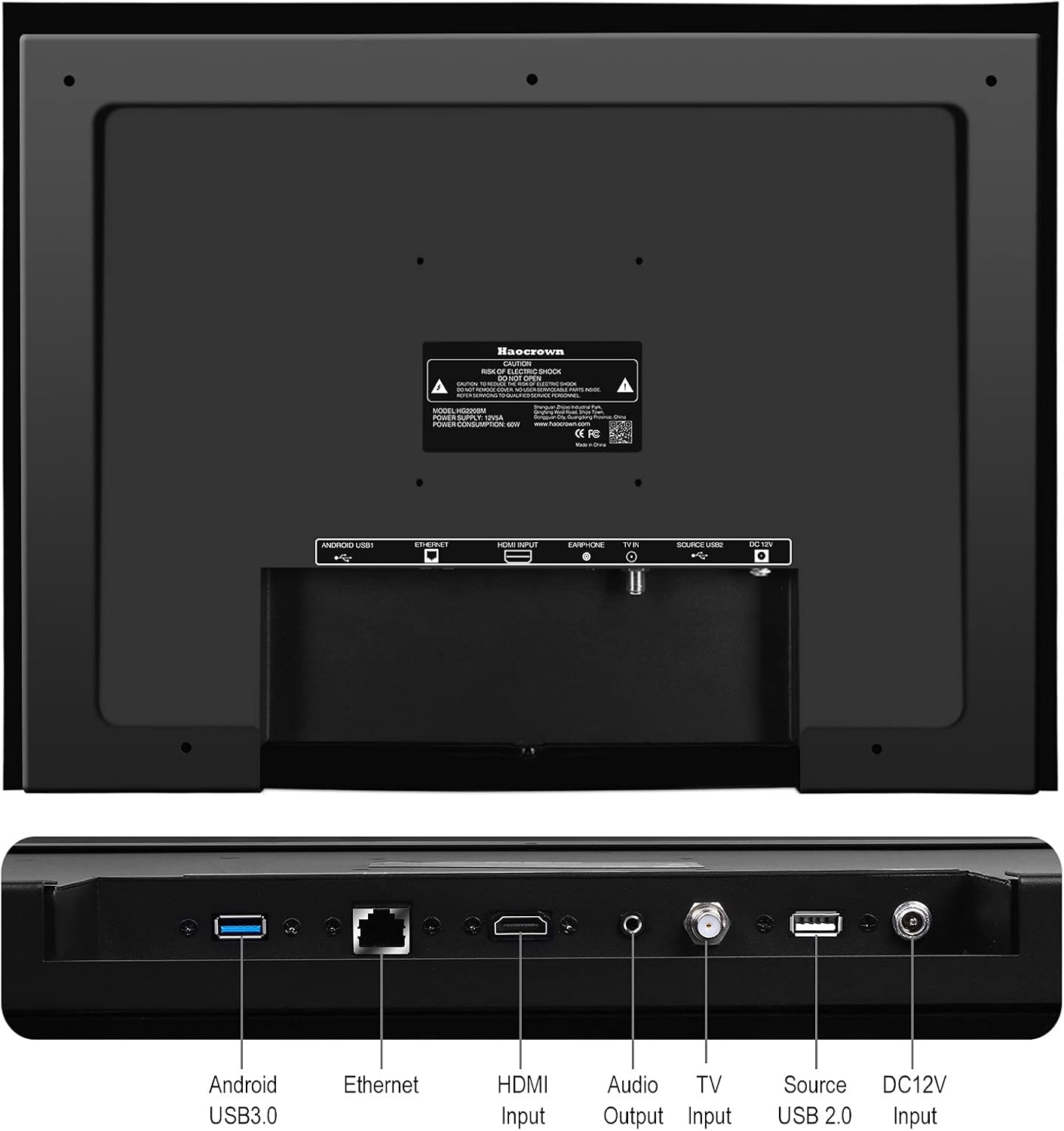 Haocrown 32 Inch Smart Touch Screen Mirror TV