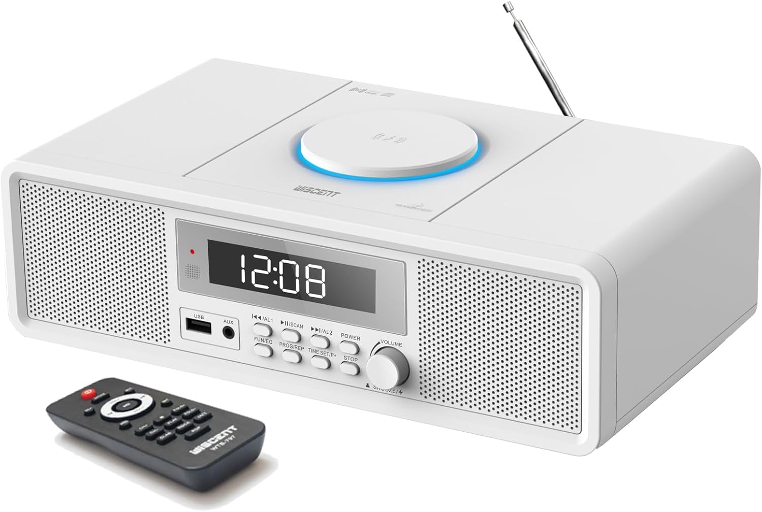 WISCENT Home Stereo System with CD Player and Bluetooth