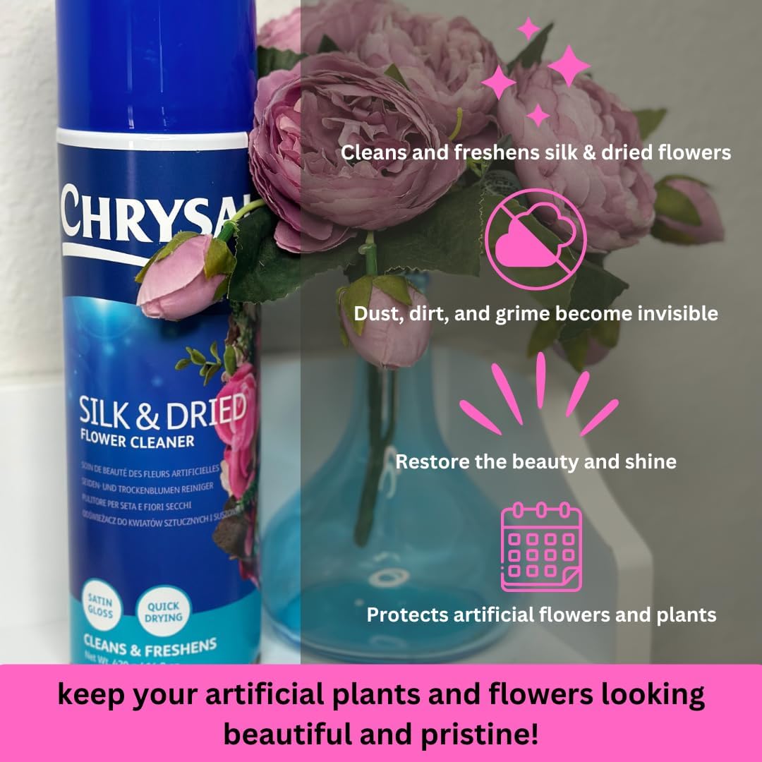 Chrysal Silk Dried Flowers Cleaner Spray 148 oz