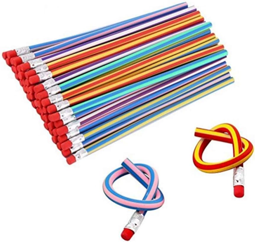Haawooky 35 Piece Flexible Pencil Magic Bend Toy for Kids
