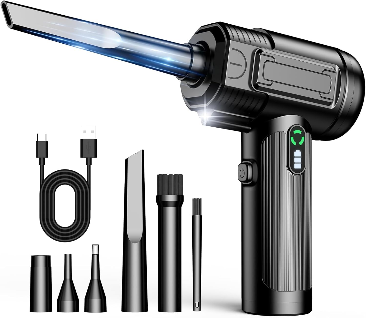 UltraBlow VC023 Rechargeable Air Duster with LED Light
