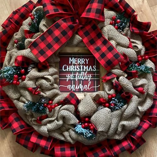 FUTERLY 10 Pcs Red Berries Pine Cones for Crafts