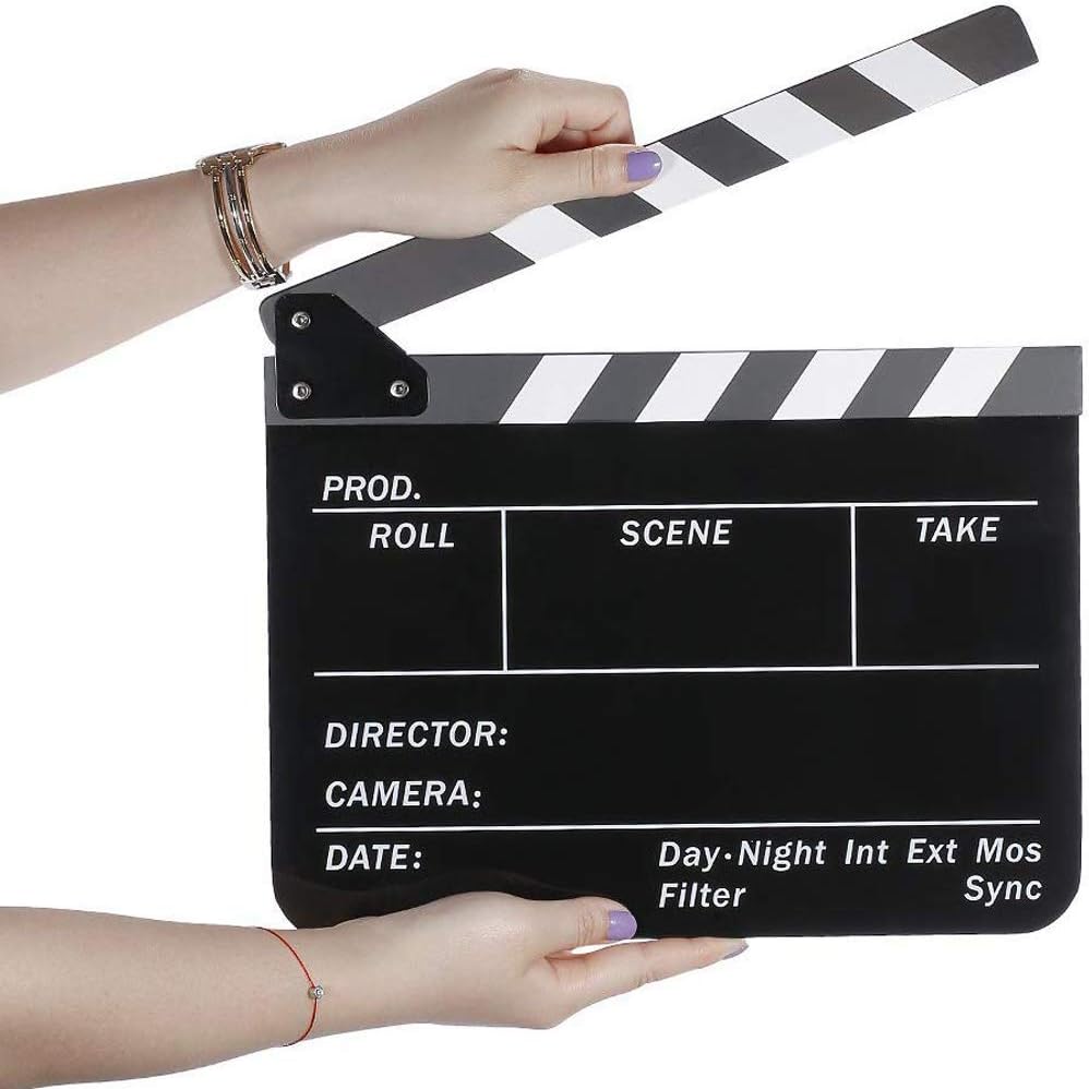 Coolbuy112 Magnetic Clapboard with Dry Erase Film and Custom Pens
