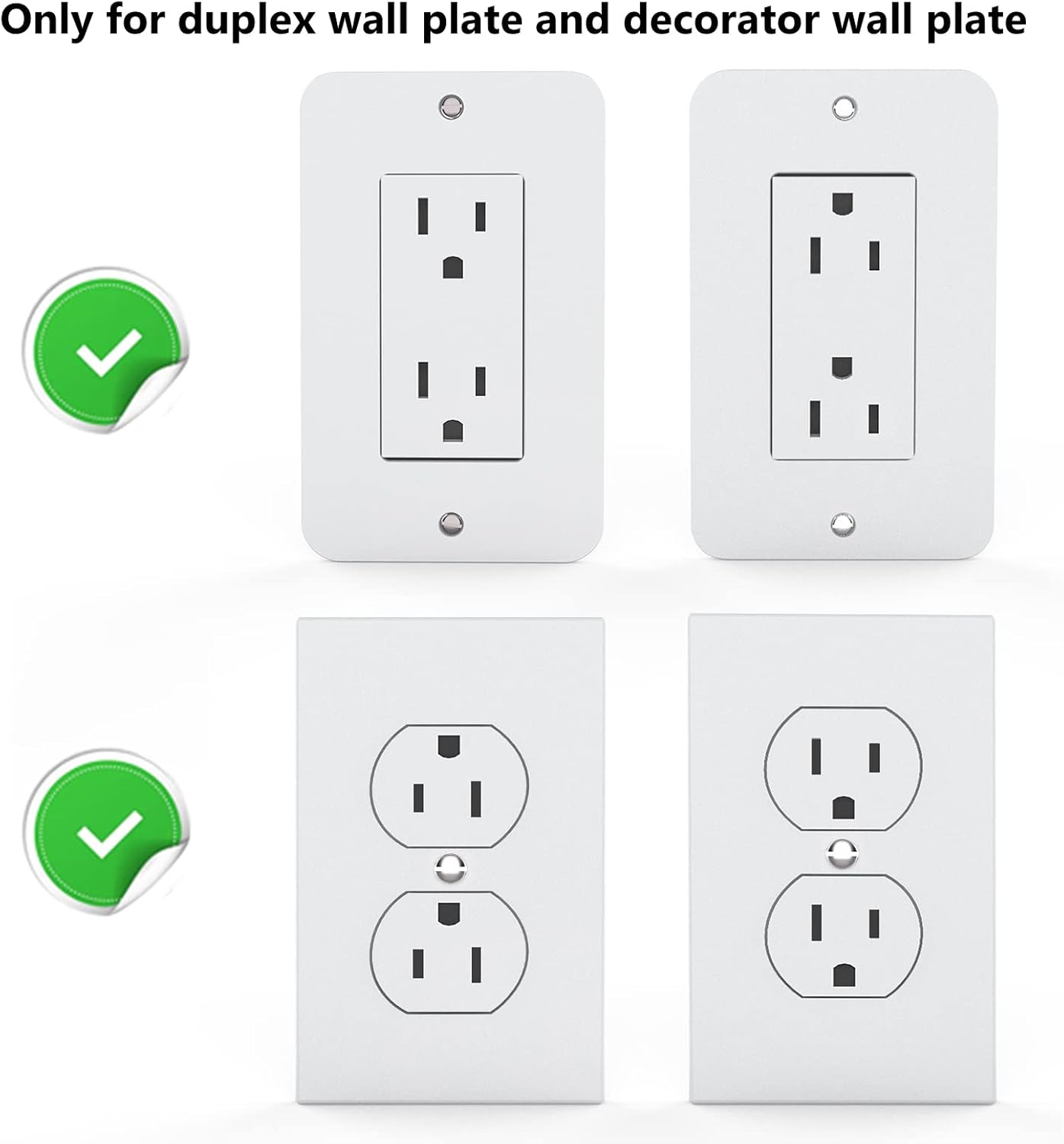 WALI Outlet Shelf Wall Holder 10lbs White
