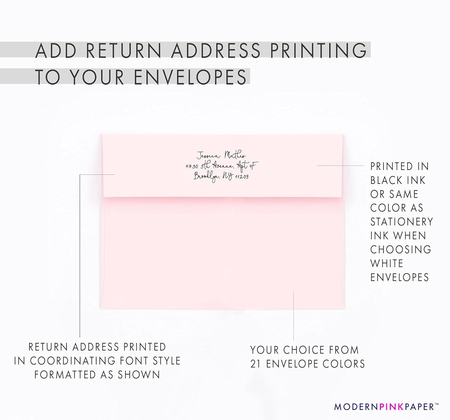 Personalized Real Estate Note Cards Set with Envelopes
