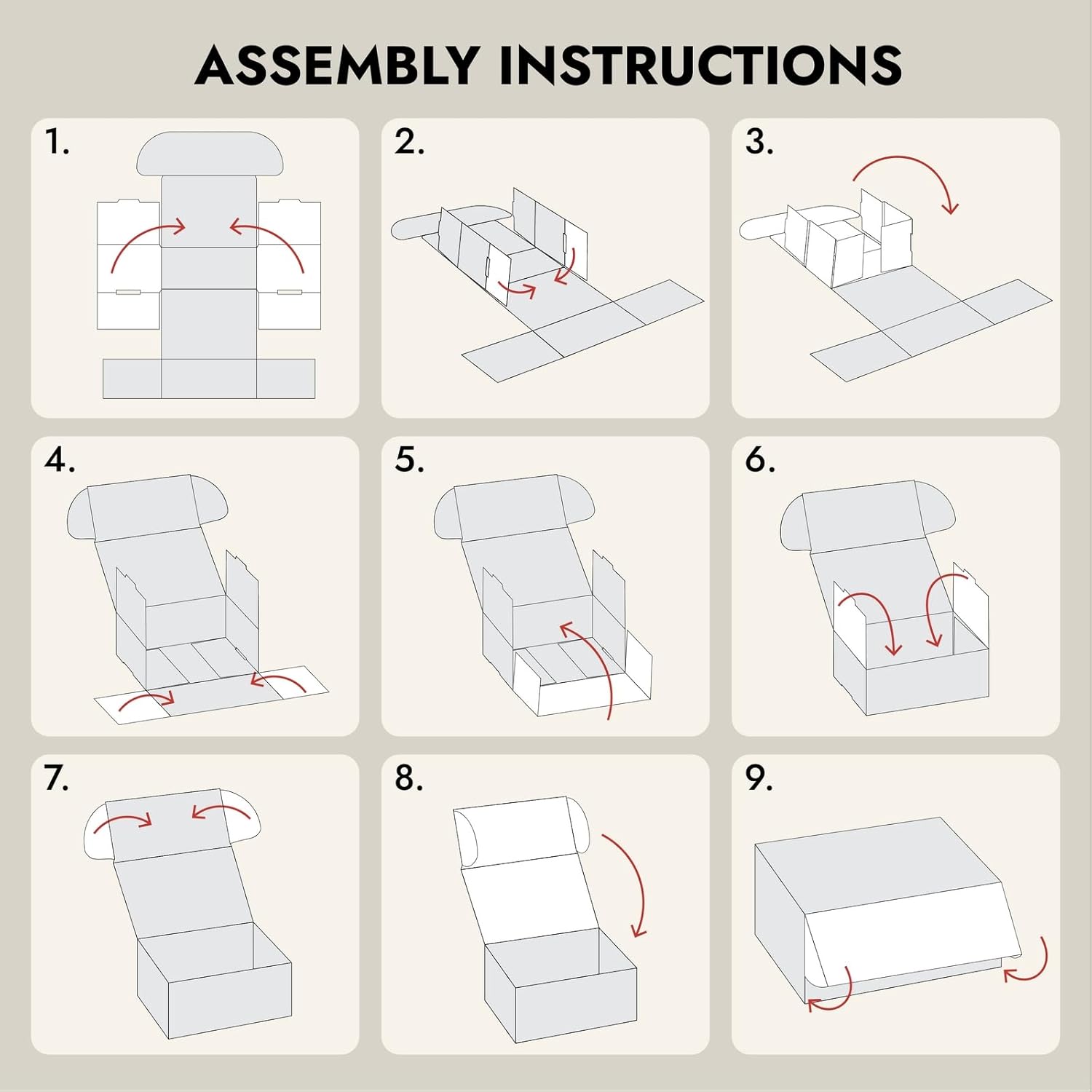 Stockroom Plus 50 Pack White Box Mailers